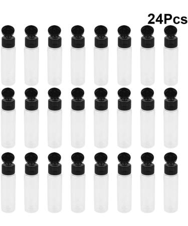 Beaupretty 30ml Refillable Plastic Travel Bottles - 24 Pack with Black Flip Lid for Shampoo & Creams - Ideal for International Shipping - Buy Online on GoSupps.com