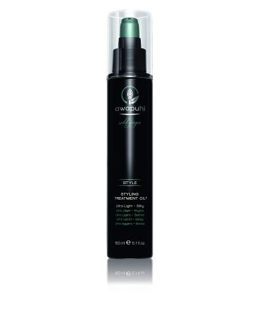 Paul Mitchell Awapuhi Wild Ginger Styling Treatment Oil, Dry-Touch, Leave-In Formula, For All Hair Types 5.1 Fl Oz (Pack of 1)
