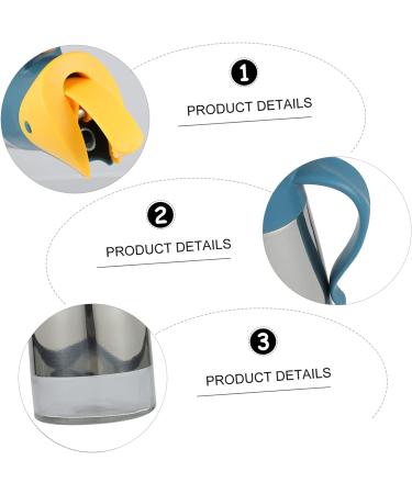 Zerodeko 1pc Lecythus Vinegar Pot Oil Holder Olive Oil Pot Glass Vinegar Dispenser Olive Oil Dispenser Olive Oil Storage Can Automatic Opening Closing Bottle Metal Pp Storage Tank Leakproof 9X9CM Yellow - Buy Online on GoSupps.com