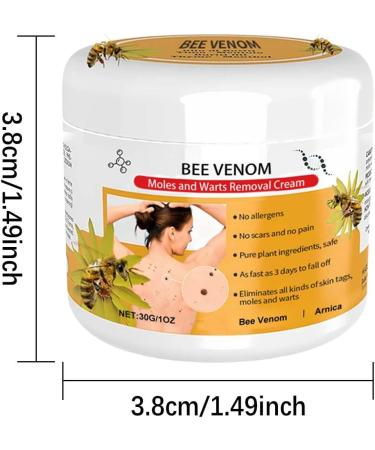 30ml Bee Venom Ointment & Cream - Moisturizing for All Skin Types | Natural Wart Removal & Rejuvenating Care for Men & Women - Buy Online on GoSupps.com