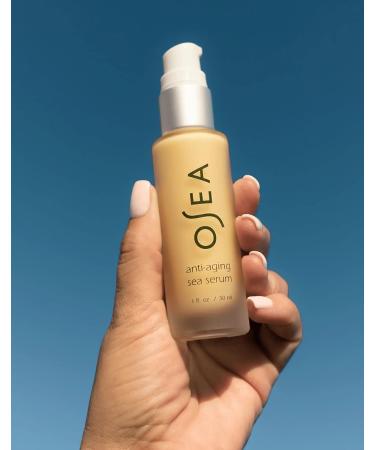 OSEA Anti-Aging Sea Serum 1 oz | Brightening Natural Peptides | Clean Non-Toxic Seaweed Skincare | Vegan & Cruelty Free - Buy Online on GoSupps.com
