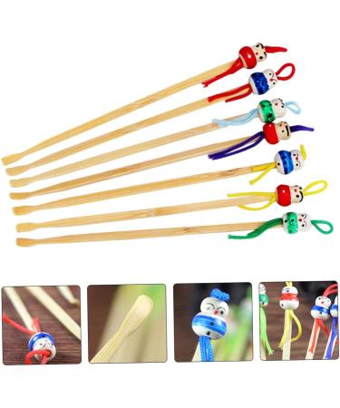 12pcs Healeved Wooden Ear Pick Set - Stainless Steel Earwax Remover Tools - Buy Online on GoSupps.com