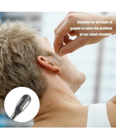 Portable Ear Cleaner Stainless Steel Ear Spoon Set Stainless Steel Ear Wax Remover Reusable Stainless Steel Ear Wax Remover Set Ear Wax Easily Removed Ideal for Personal and Home Use(NO.2) - Buy Online on GoSupps.com
