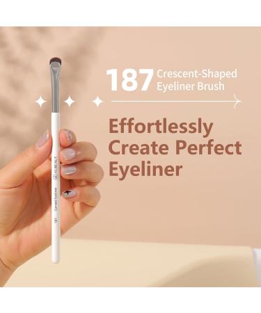 Eyeliner Brush - Crescent-Shaped Eyeliner & Brow Brush for Perfect Precision | International Shipping Available - Buy Online on GoSupps.com