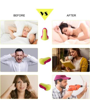 Halovie Earplugs for Sleep - 50 Pairs of Foam Hearing Protection with SNR 35dB | Soft Noise Suppression Earplugs - Buy Online on GoSupps.com
