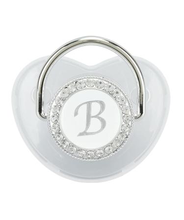 Silicone Baby Pacifier for Toddlers 6-18 Months | Letter B - Safe & Comfortable Soothing Solution - Buy Online on GoSupps.com