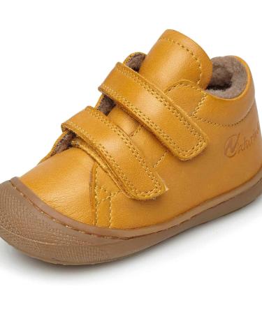 Naturino Cocoon VL Leather First Steps Shoes 1 UK - Orange | Stylish and Comfortable First Walker Shoes - Buy Online on GoSupps.com