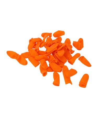 Non Static Latex Finger Cots 100Pcs Waterproof Ultra Thin Latex Finger Cots for Cleaning