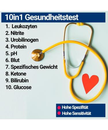 25x 10-in-1 Urine Health Test Strips - Glucose & Ketone Indicators for Home Nutrition Analysis - International Shipping - Buy Online on GoSupps.com