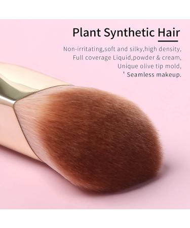 ENZO KEN Angled Foundation Brush for Liquid Makeup Cream Contour Brush for Cream Makeup Liquid Foundation Brush Liquid Foundation Makeup Brushes for Liquid Foundation Concealer Blush. (Pink 11L) - Buy Online on GoSupps.com