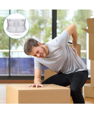 Buy Adjustable Lumbar Waist Support - Pain Relief Back Brace for Herniated Disc Sciatica & Scoliosis | Breathable Mesh Curved Aluminum Strips Size M (31-39 - Buy Online on GoSupps.com
