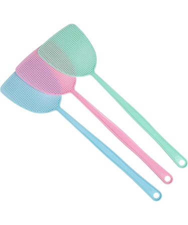 Flexible & Durable 3-Pack Manual Fly Swatter Set in 3 Colors - Buy Online on GoSupps.com