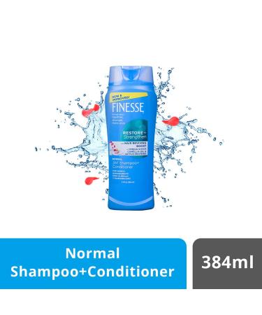 FINESSE 2 in 1 Texture Enhancing Shampoo & Unisex Conditioner - Self Adjusting 13 Ounce | Best for All Hair Types - International Shipping Available - Buy Online on GoSupps.com