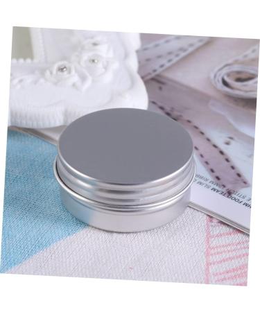 MAGICLULU Box Cream Jars with Lids Screw Metal Tins Refillable Empty Tin Jar Tealight Tin Holder Small Round Metal Tin with Lid Toiletry Labels Cosmetic Bottle Mini Bracket Travel - Buy Online on GoSupps.com