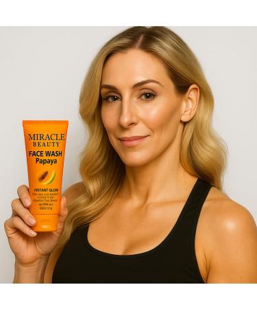 MACARIA Miracle Beauty Papaya Daily Routine Organic face wash Cleanser