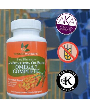 Sea Buckthorn Oil Blend - Omega-7 Complete Softgels - 120 Count - Buy Online on GoSupps.com