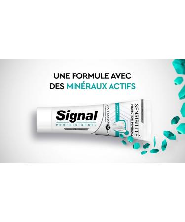 SIGNAL Professional Sensitivity Toothpaste Mineral Protection Complete Relief from 30 seconds 88% ingredients of natural origin 75ml - Buy Online on GoSupps.com