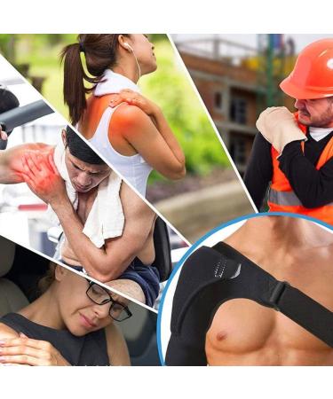 Adjustable Shoulder Support Brace Compression Sleeve Rotator Cuff Strap Pain Relief Sprain Tendinitis Dislocated AC Joint for Men Women Compression Shoulder Sleeve Rotator Cuff Strap Shoulder Compre - Buy Online on GoSupps.com