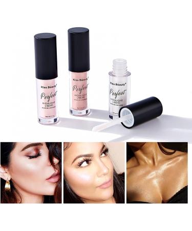 Xiahium Liquid Highlighter Makeup Shimmer Glitter - Pearl White Illuminating Highlight - Long Lasting for Eyes, Face & Body - 1PC - Buy Online on GoSupps.com