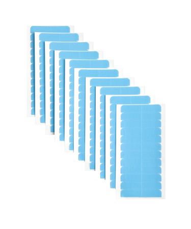 Tape In Hair Extension Tape Replacement - 120 Double-Sided Tabs (4cm x 0.8cm) - Blue | Best for Secure Long-Lasting Extensions - Buy Online on GoSupps.com