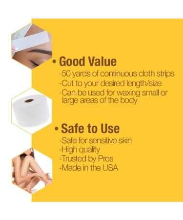 GiGi Cloth Epilating Roll 50 yds | Non-Woven Design for Soft Waxes | Hair Removal Essential - Buy Online on GoSupps.com