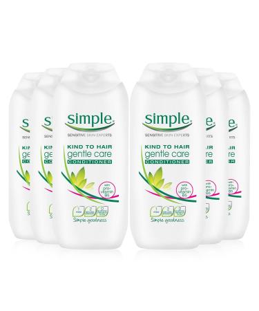 Simple Kind To Hair Gentle Care Conditioner 200 ml pack of 6 (6 x 200 ml)