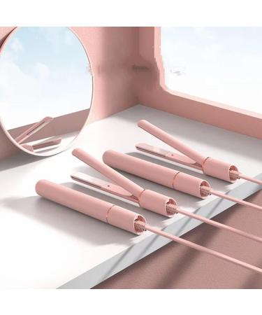 Buy Ceramic Mini Curling Wand for Short Hair - Travel-Friendly Dual Voltage Curler - Perfect for Worldwide Trips | Good Guy Hair - Pink - Buy Online on GoSupps.com