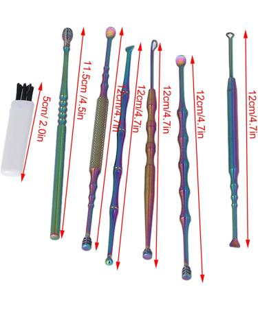 Stainless Steel Earwax Remover Kit - Home & Travel Earwax Cleaner - Colorful - Buy Online on GoSupps.com