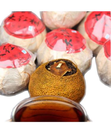 Grande Mandarine Rouge Premium Th Pu-Erh Th Pu'er Mandarine Th noir Menghai 500g