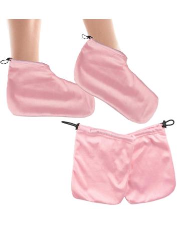 Gants en paraffine - Gants r parateurs mains | Gants chauffants doux avec ouverture lastique et tissu respirant pour p dicure et soins des pieds