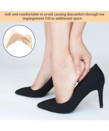 Buy Shoe Fillers - 4 Pairs of Cushioned Inserts for Too Big Shoes High Heel Pads & Toe Fillers - Perfect for Comfortable Fit - Buy Online on GoSupps.com
