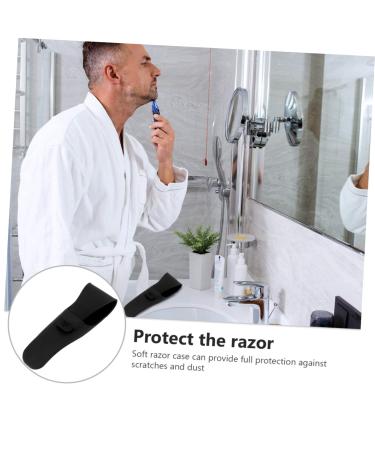 Beavorty 4-Piece Waterproof Razor Silicone Shell Holder - Orange Hair Loop Travel Cover for Shaving - Portable Travel Essentials - Buy Online on GoSupps.com