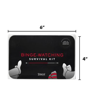 Binge-Watching Survival Kit for Friends & Family | 18 Essential Items for At-Home Spa Day | Fun Portable Gift Box - Buy Online on GoSupps.com
