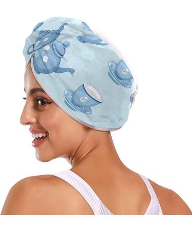 Kettle Hair Towel 2 Pack | Super Absorbent Quick Dry Hair Turbans for Women & Girls | Ultimate Hair Drying Solution - Buy Online on GoSupps.com