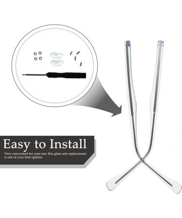 Nuobesty Sunglasses Brackets - Universal Metal Replacement for Glasses Repair Set | 1 Pair Blue Schnapps Glasses - Buy Online on GoSupps.com