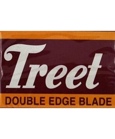 100 Treet Carbon Steel"The Black Beauty" Double Edge Safety Razor Blades