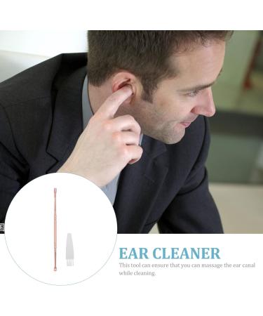 Healeved Spiral Ear Picker - Stainless Steel Ear Spoon & Ear Wax Removal Tool | Rose Gold Screw Back Earring - Ear Cleaner Accessory - Buy Online on GoSupps.com