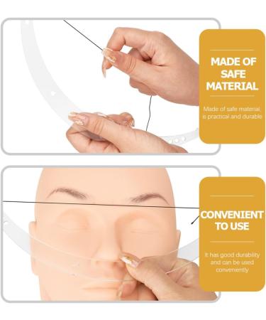 Abaodam 1 Set eyebrow tattoo ruler beauty tools microblading ruler practical eyebrow ruler guide bow - Buy Online on GoSupps.com