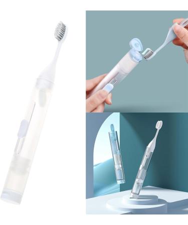 Buy Eyiara Portable Folding Toothbrush - Travel & Camping Essential for Men & Women | Eco-Friendly Holds Toothpaste | Ideal Outdoor Hygiene Solution - Buy Online on GoSupps.com