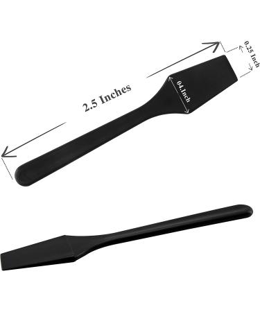 Kopperko 500 Pack 2.5 Inch Black Cosmetic Spatulas - Multipurpose Mini Applicator for Cosmetics, Creams, Crafts - Makeup Tool for Mixing Creams, Skincare - Small Plastic Spatula for Scraping Jars - Buy Online on GoSupps.com