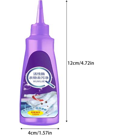 Garment Stubborn Stain Cleaner - Fabric Cleaner | 120ml Instant Wash Fabric Stain Remover Removes Oil Paint Blood Ink Coffee Pet Stains Riastvy - Buy Online on GoSupps.com