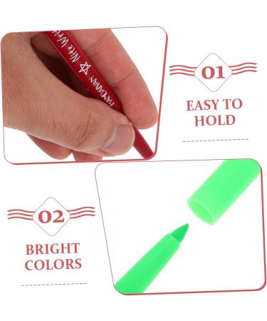Gogogmee 5pcs Halloween Paint Pen Fluorescence Eyeliner Pen Women Makeup Tool Eye Liner Eye Line Pen Plastic - Buy Online on GoSupps.com