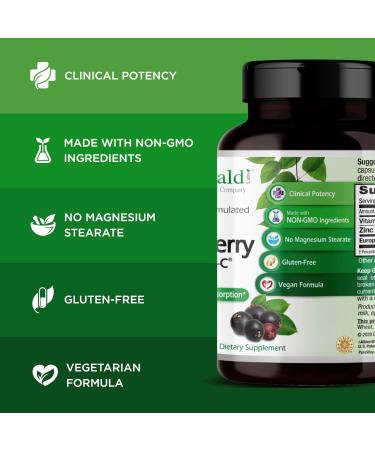 EMERALD LABS Bundle with Elderberry Plus (60 Veg Caps) & PureWay-C (90 Veg Caps) - Digestive & Immune Support with European Elderberry Extract Vitamin C Albion Chelated Zinc & R-Alpha Lipoic Acid* - Buy Online on GoSupps.com