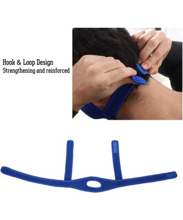 Anti Snore Chin Strap - Blue | Stop Snoring Jaw Support Belt for Men and Women - Buy Online on GoSupps.com