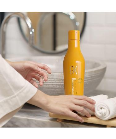 GK HAIR Global Keratin Hemp Shampoo (8.11 fl oz/240 ml) Hydrates Strengthens Colors Damaged Hair Provides Conditioning and Shine Enriched with Sulfate-Free Vegan - Buy Online on GoSupps.com