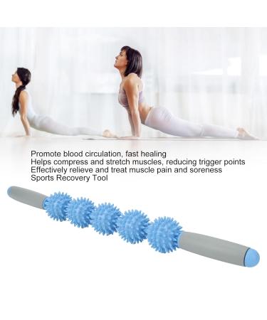 Angrek Muscle Relaxation Scooter - Five Balls Fascia Blaster & Massage Roller | Light Blue - Buy Online on GoSupps.com