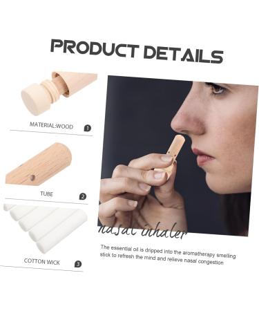 Rhinoplasty Essential Oil Scent Stick - Reusable Nasal Diffuser & Incense Inhaling Stick for Aromatherapy - Ideal Replacement Leg - Buy Online on GoSupps.com