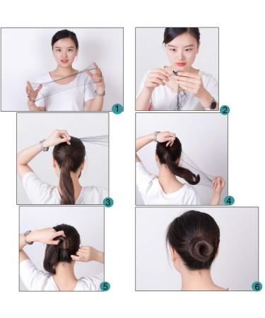 Invisible Elastic Edge Hair Networks for Women & Girls - 10 Pack 50.8 cm | Ideal for Buns Ballet & Dance - Black - Buy Online on GoSupps.com