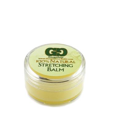 Gauge Gear Ear Stretching Balm | 10 ml Jar | Stretch Lubricant for Plugs and Tapers | Piercing Aftercare | Stretched or Damaged Skin Care | All Natural Moisturizing Salve w/Jojoba