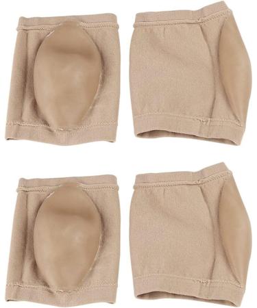 DOITOOL High Heel Protectors Plantar Socks 2 Pairs Moisturizing Heel Socks for Dry Hard Cracked Heels Ventilate Spa Soften Repair Feet Socks (Skin Color) Heel Protectors - Buy Online on GoSupps.com